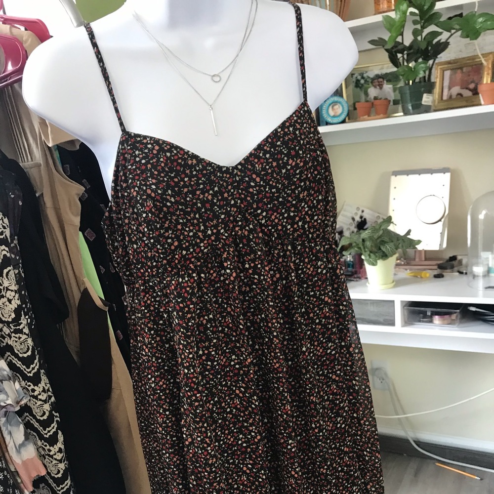Med Black w Red Strap Cope Dress